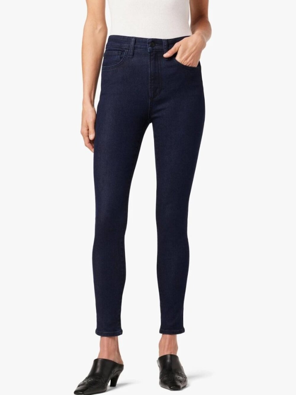 Joe’s Jeans Skinny Jeans Womens 28 Medium Wash Mid Rise Stretch Denim